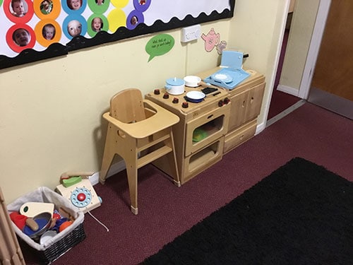 First Steps Nursery Rainbow Room home corner